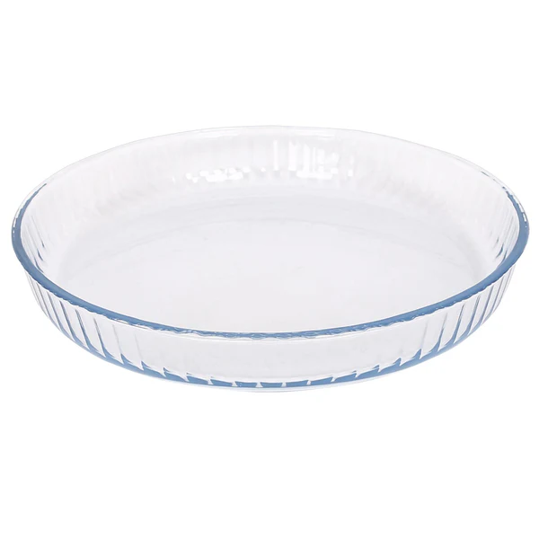 Argon Tableware Optical Round Glass Oven Dish - 32Cm X 32Cm