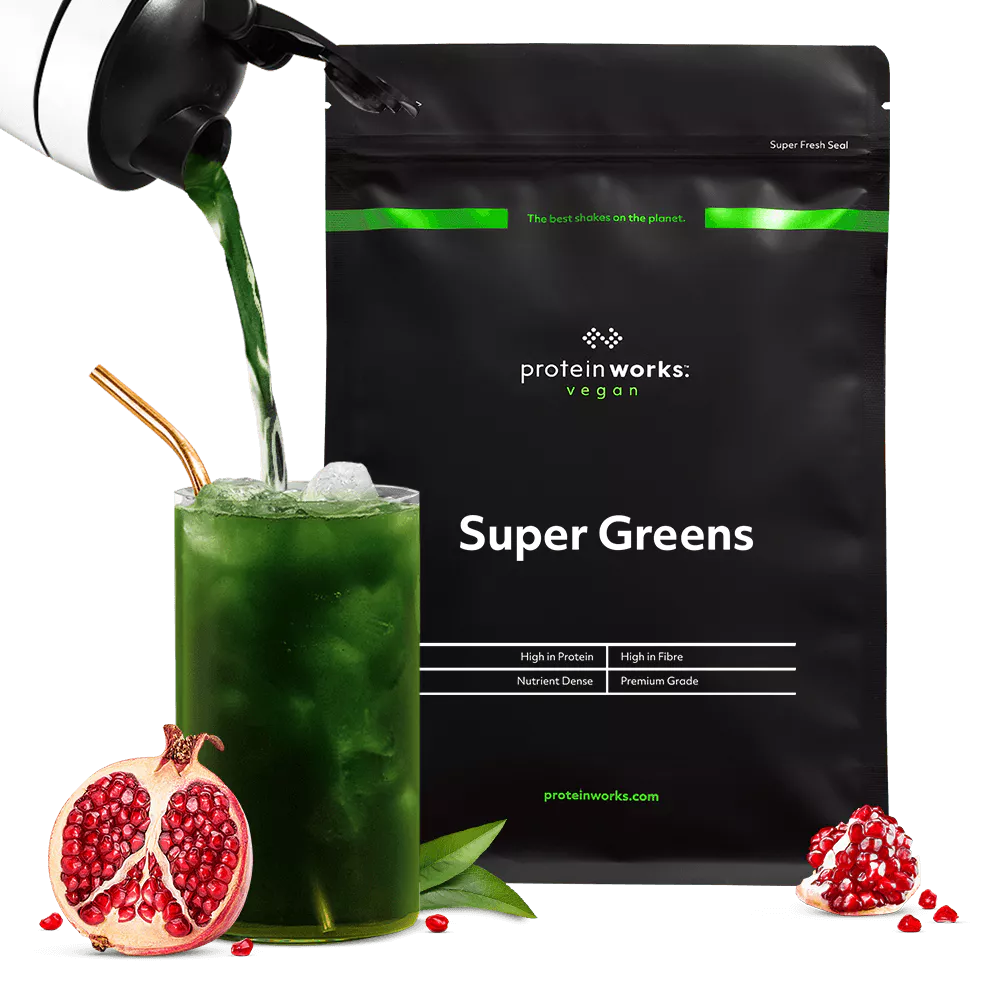 The Protein Works Super Greens Pomegranate & Cranberry 500g