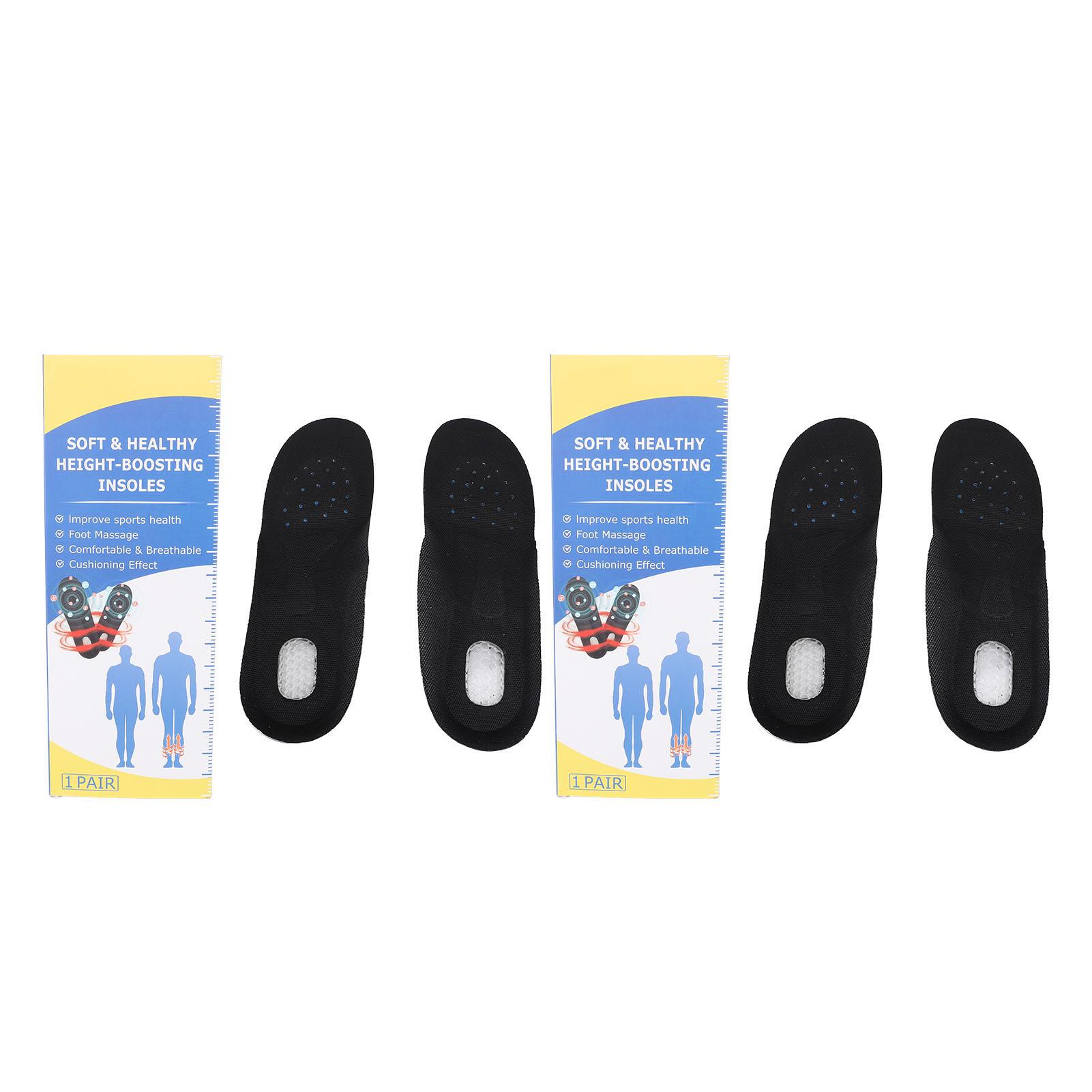 Koogeelife 2 Pairs Cloth Fabric Insoles Cuttable Breathable Anti Slip Wear Resistant Foot Inserts Insoles for