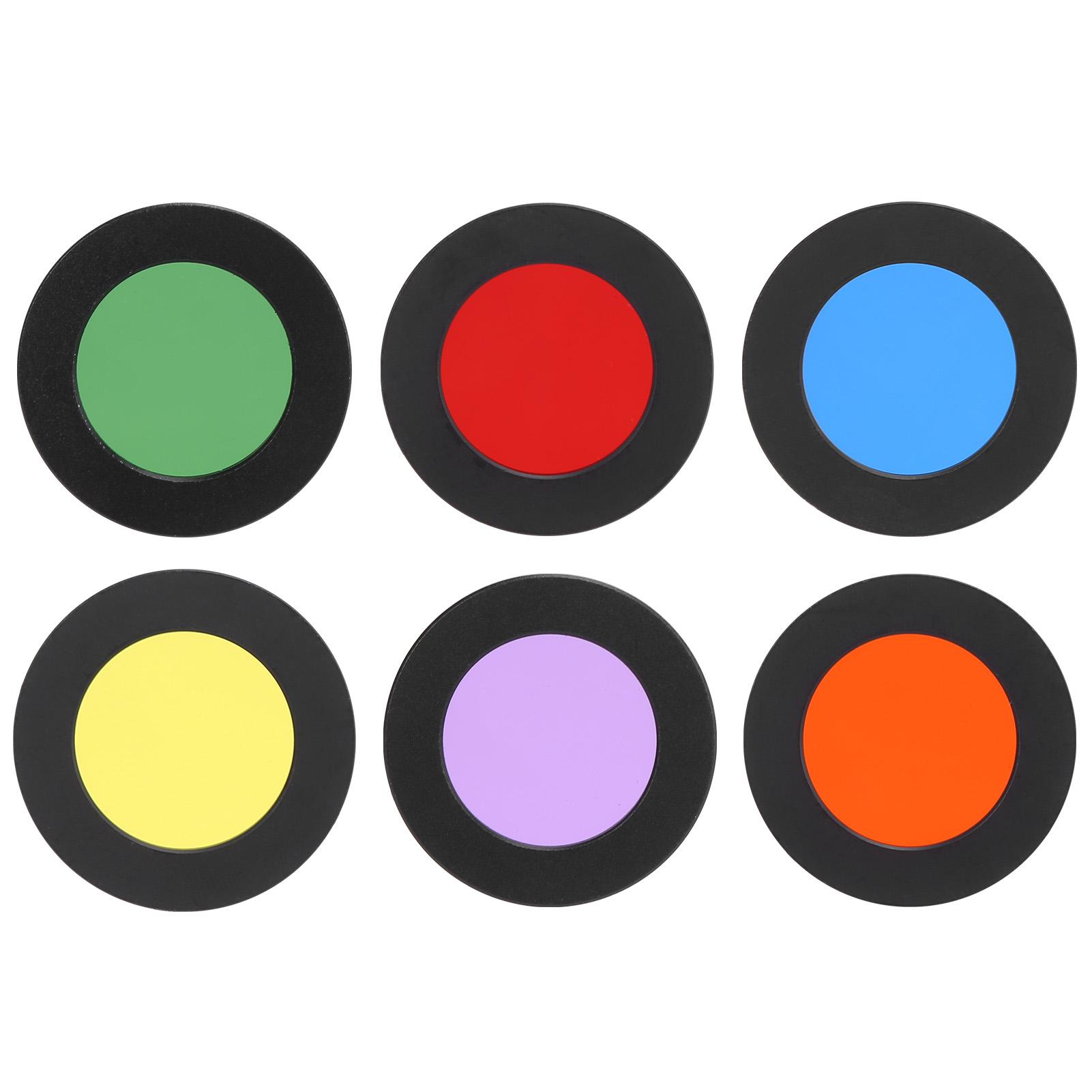 Koogeelife 6pcsset Astronomical Telescopes Eyepiece 1.25 Inch Ocular Lens Planets and Nebula Filter