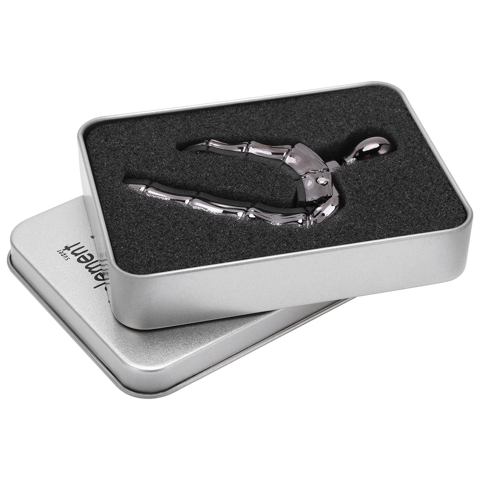 COSYHOME Guitar Capo Ballad Zinc Alloy Silicone Diacritics Skull Musical Instrument AccessoriesBlack black