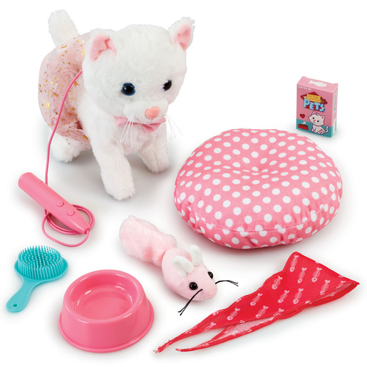 Addo Toys Pitter Patter Pets Walk Along Cat Deluxe Electronic Pet