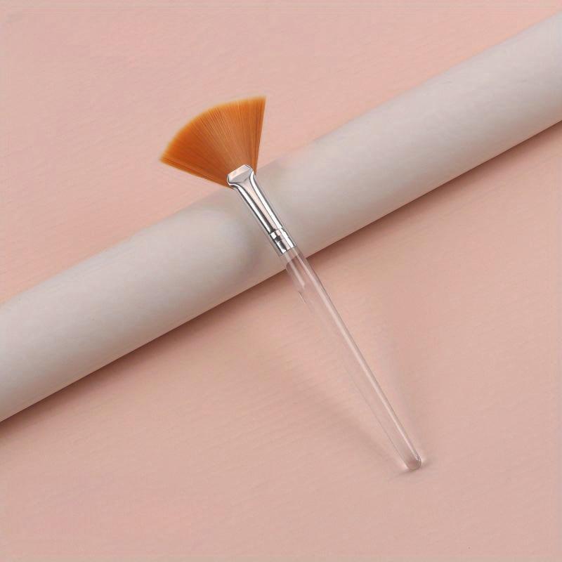 XYKK01 Facial Brushes Fan Makeup Brushes Soft Portable Face Mask Brushes Cosmetic Tools for Women Ladies Girls