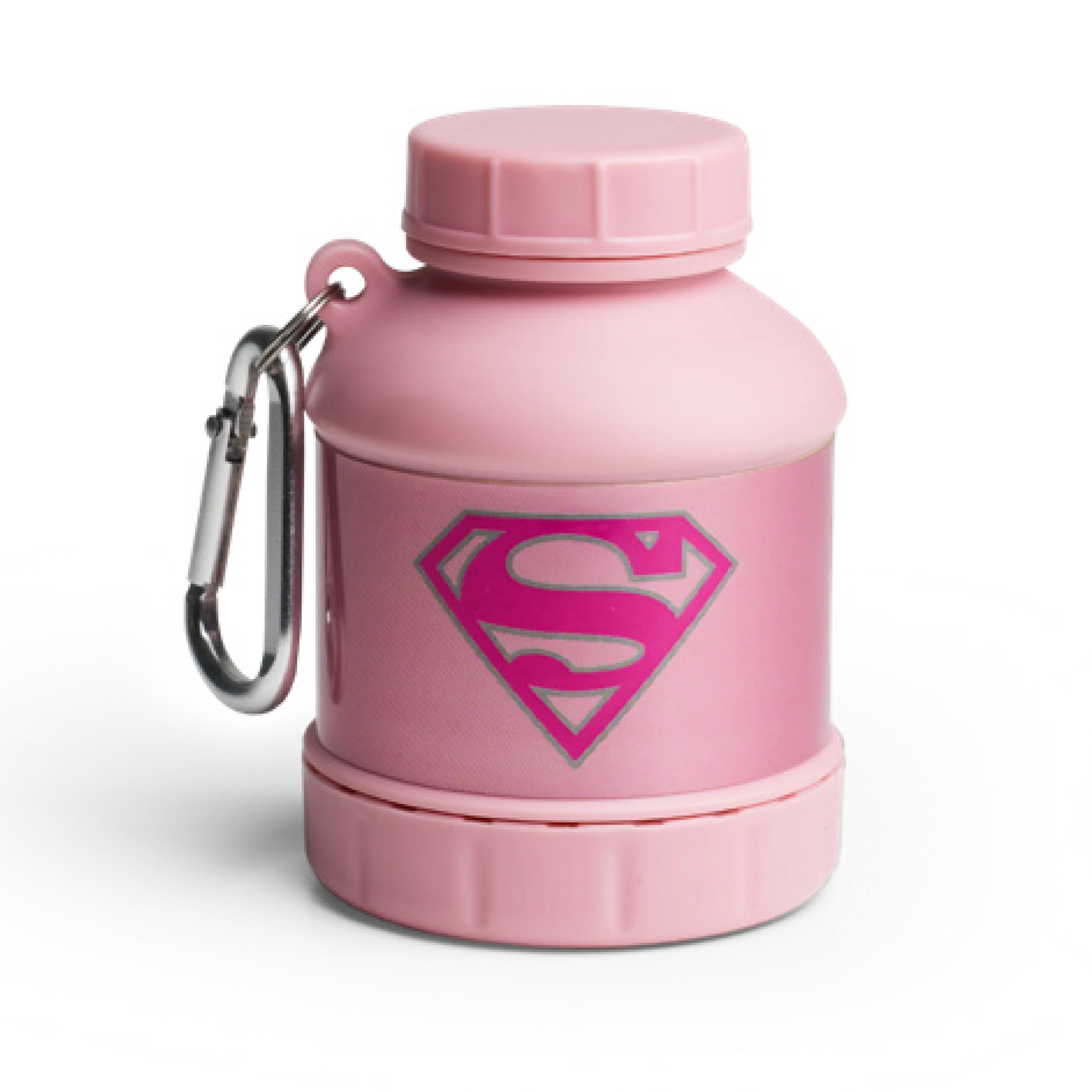 Smartshake Justice League Whey2Go Protein Powder Storage Container 50g - BPA Free Protein Shaker Bottle Funnel for Whey Protein Powder + Protein Shakes 110ml DC Comics Superman Gifts