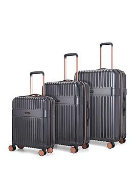 Rock Luggage Selene Suitcases Charcoal - Grey