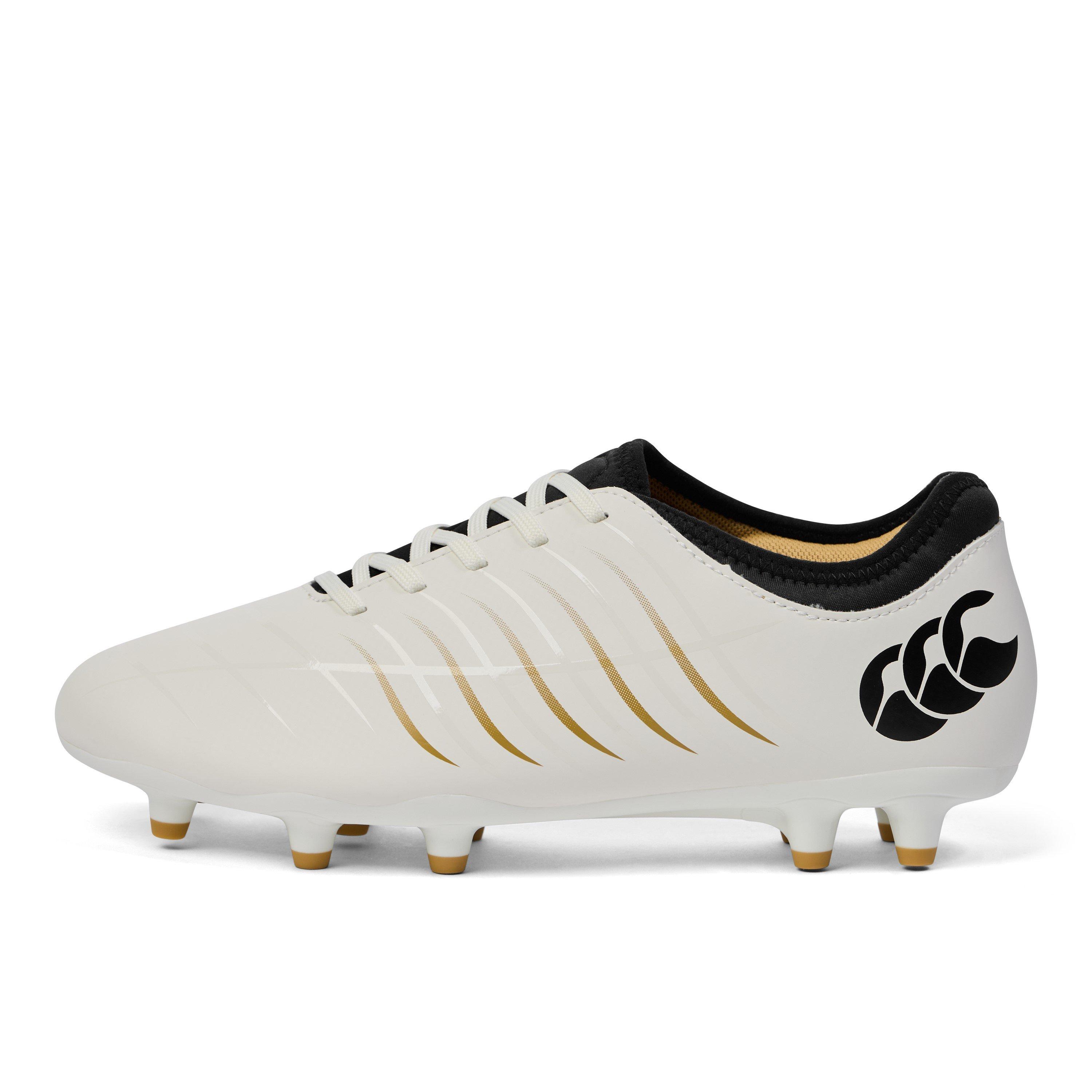 Canterbury Phoenix 2 Team Mens Firm Ground Rugby Boots - White