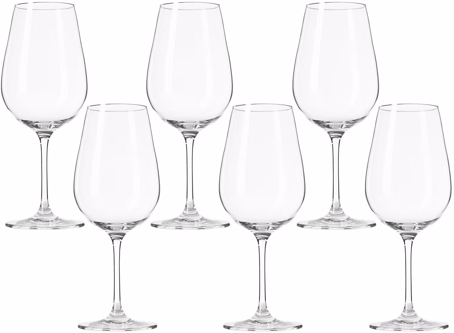 LEONARDO Tivoli 6 Piece Red Wine Glass Set red