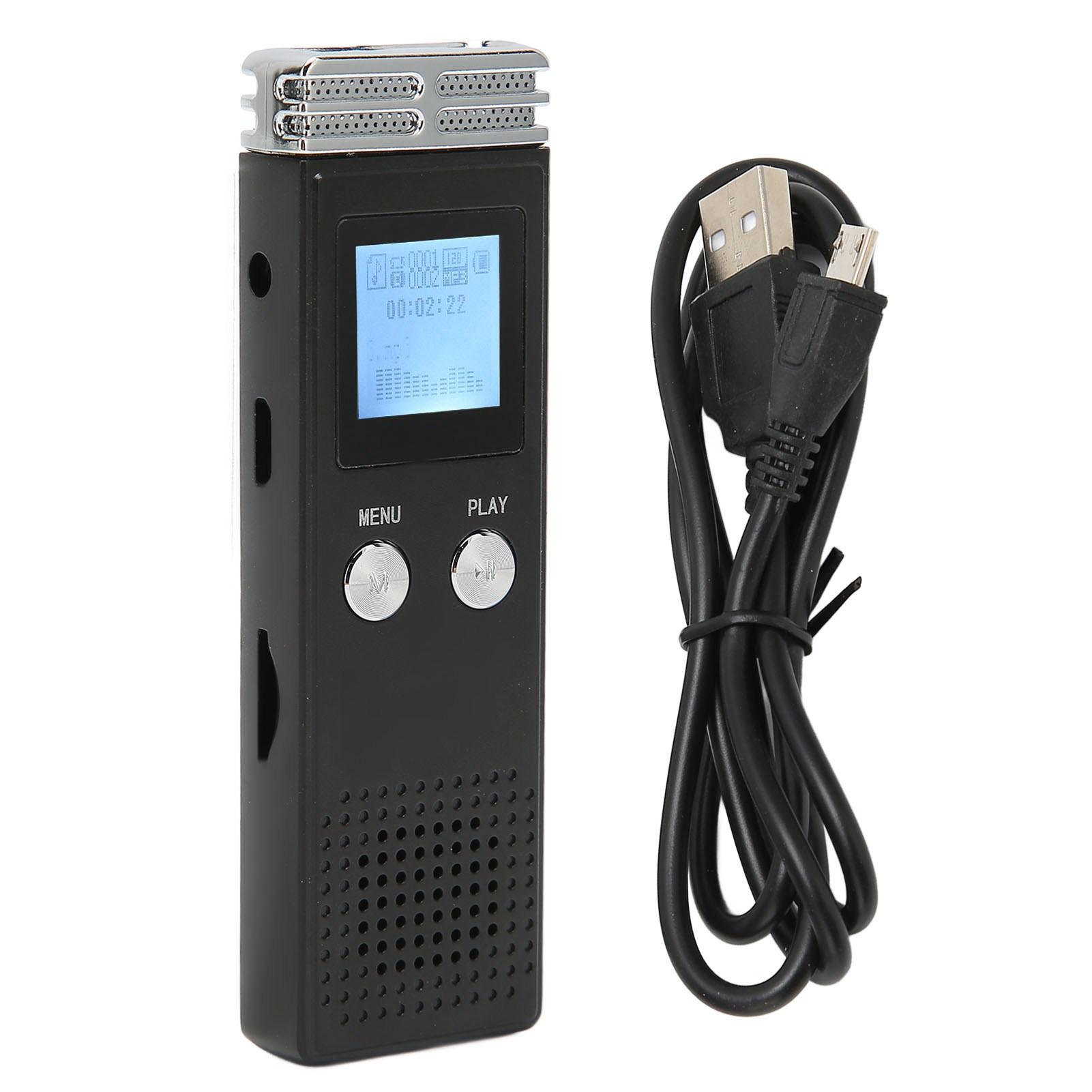 HONOR ELECTRONICS Digital Voice Recorder USB Charging Password Protection Voice Activated Portable Recording Device