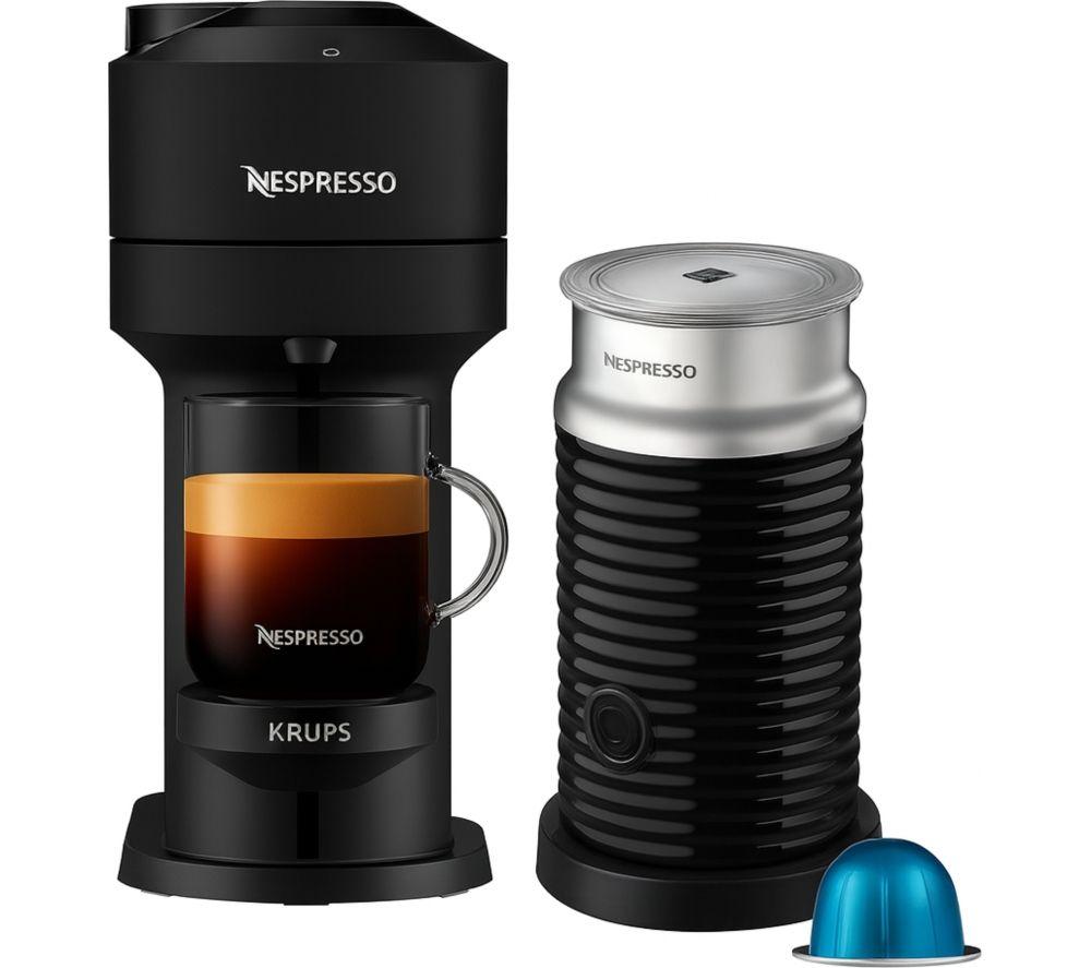 Nespresso By Krups Xn911ng0 Smart Pod Coffee Machine With Aeroccino Milk Frother - Black