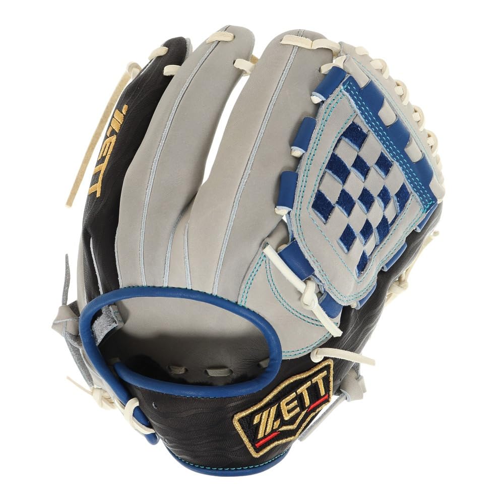 Zett Softball Glove Infielder Baseball Glove General Prostatus Cs X Brgb32350-1525 (gray Blue/ff/men's)