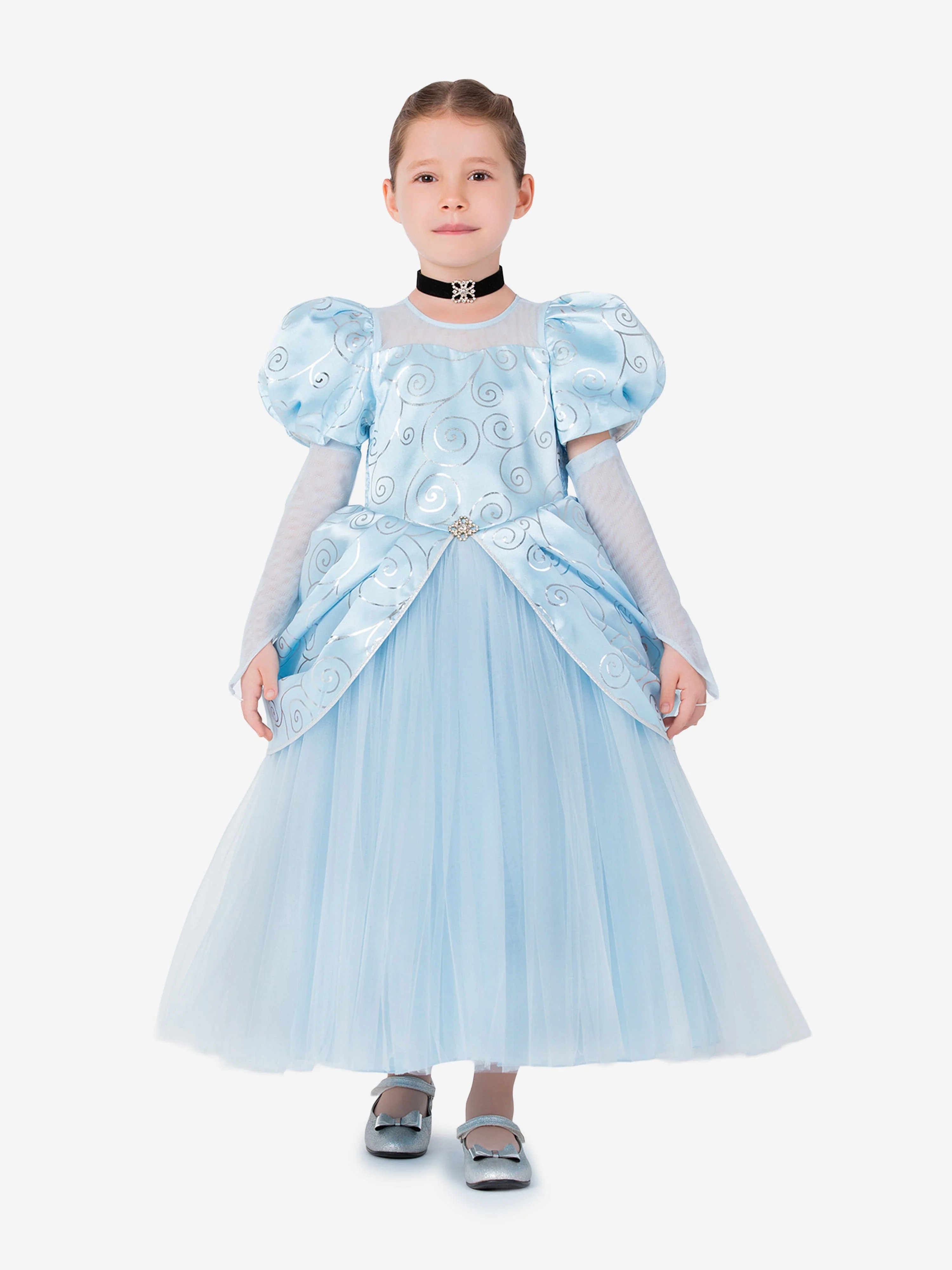 Magical Costumes Girls Cinderella Princess Costume in Blue 4 Years By Childsplay Clothing
