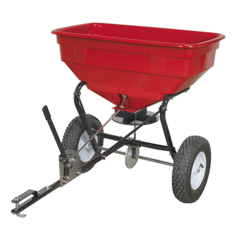  Tow Behind Feed, Grass and Salt Broadcast Spreader 57Kg
