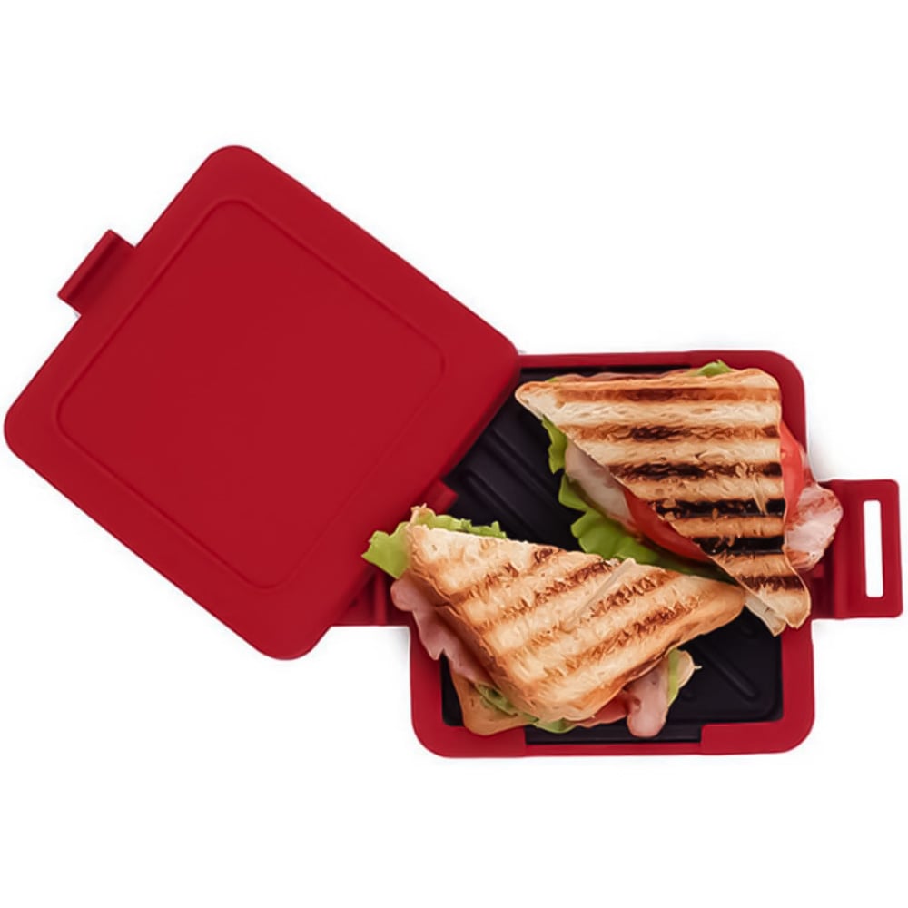 Non-Stick Red Sandwich and Grill Microwave Toastie