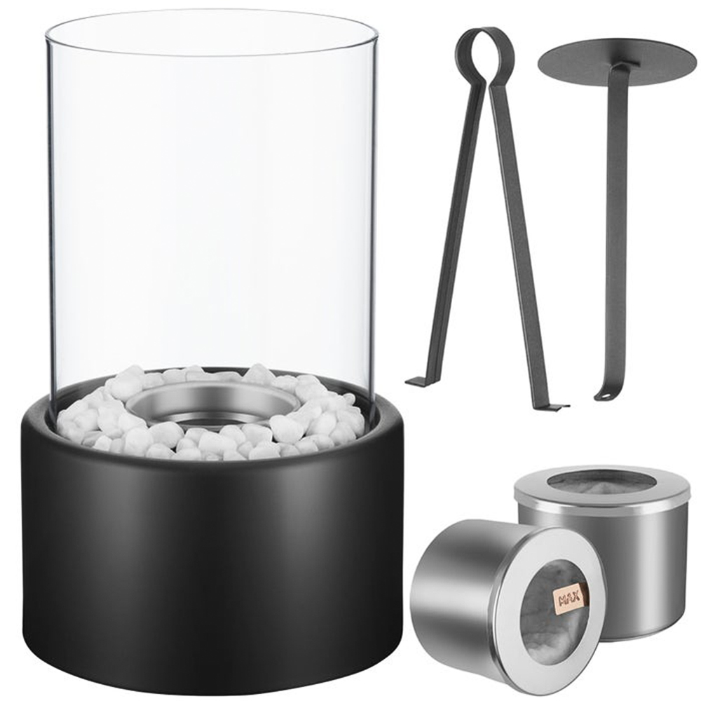 TecTake Bioethanol Indoor/Outdoor Tabletop Fireplace Damine