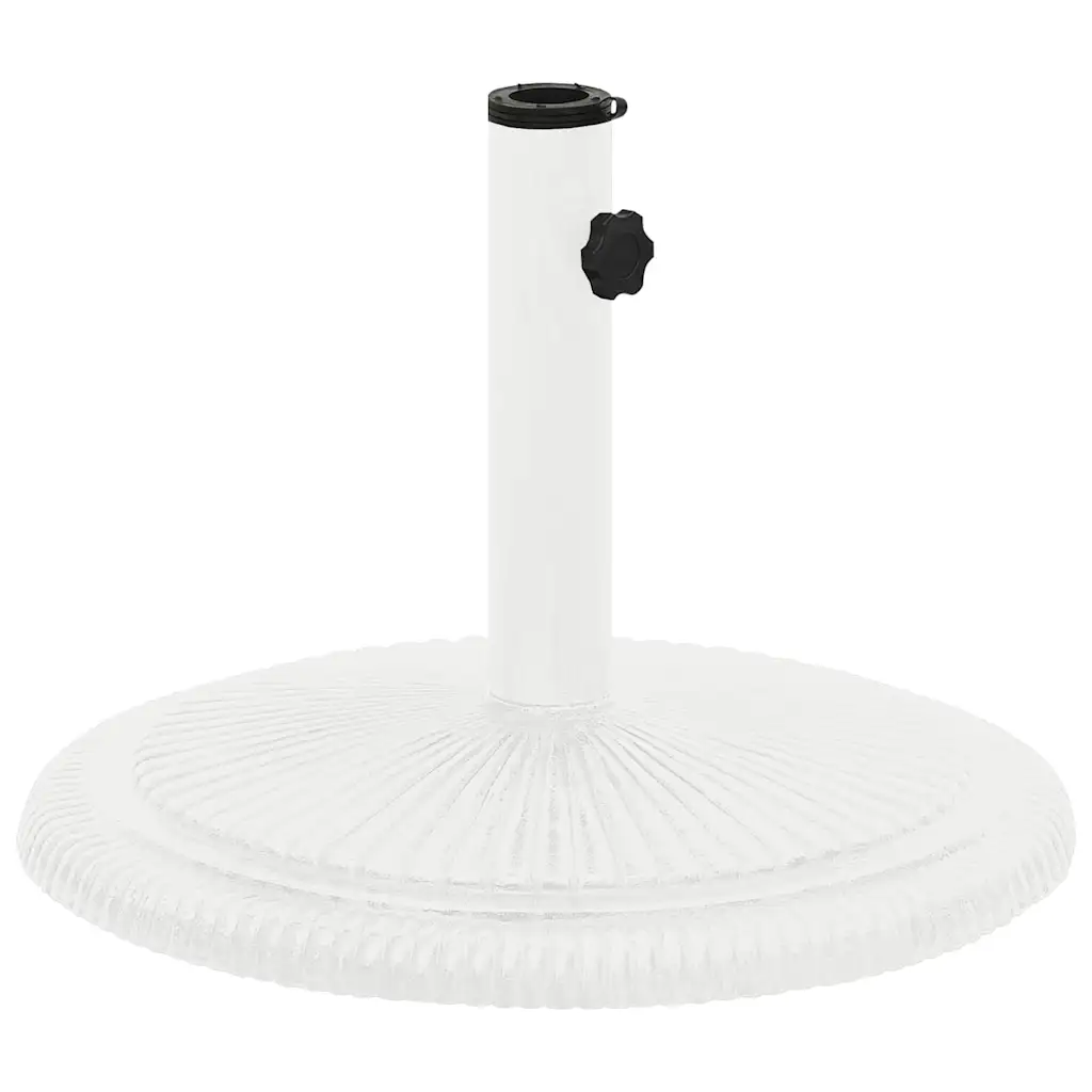 VidaXL Umbrella Base White 45x45x30 cm Cast Iron