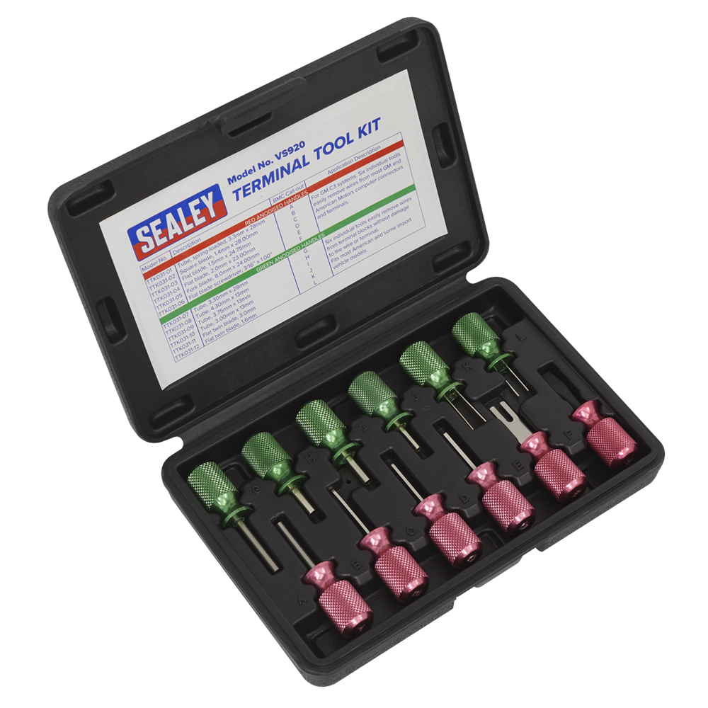 Sealey Terminal Tool Kit 12 Piece