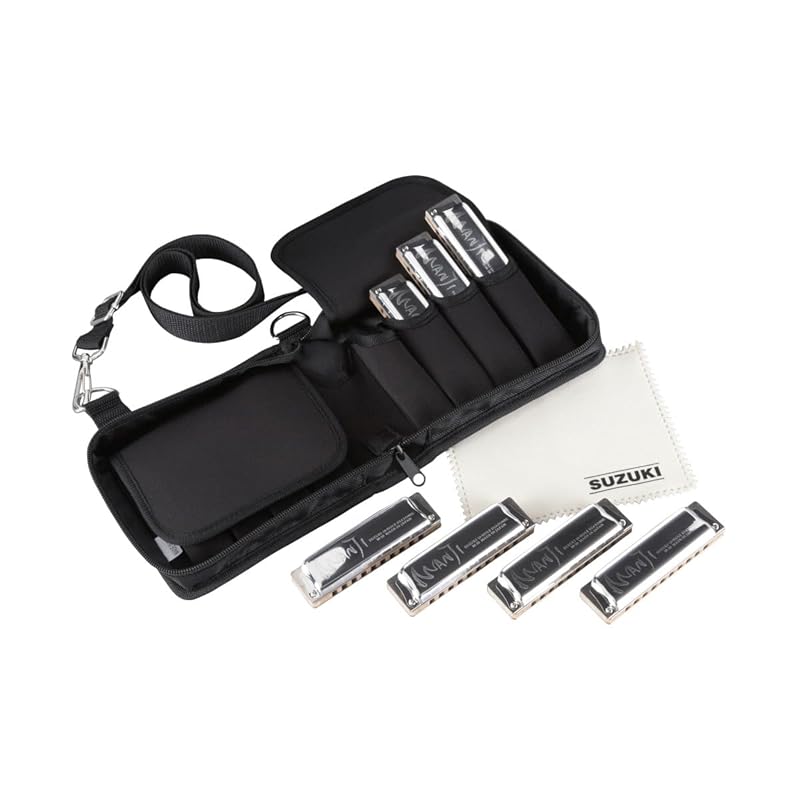 Suzuki Suzuki 10 Hole Harmonica Set M-20 7 Piece Set M-20-7set