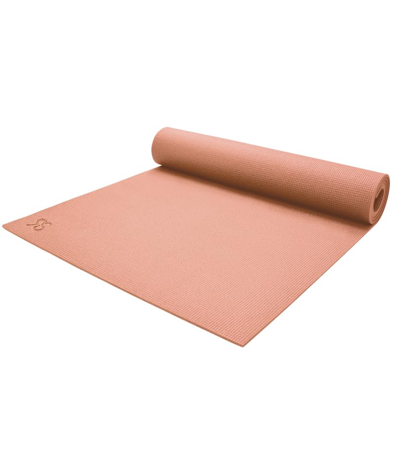 Real Stone Real Stone colors now Yoga Mat Thick Training Mat Home Yoga Stretch Pilates Cushioning Yoga Accessories Mat Yoga Supplies RSG004 [New salmon pink