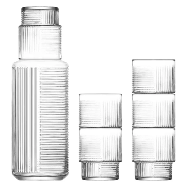 LAV 7pc 1.2L Helen Glass Carafe & Tumblers Set