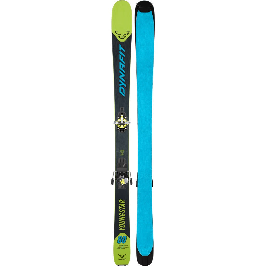 Dynafit Kids Seven Summits Youngstar SKI SET - Lambo Green / Black - 130 cm