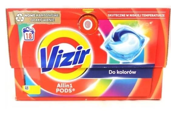 MANADA - HomeCare Vizir Color Care Laundry Capsules - Pack of 18