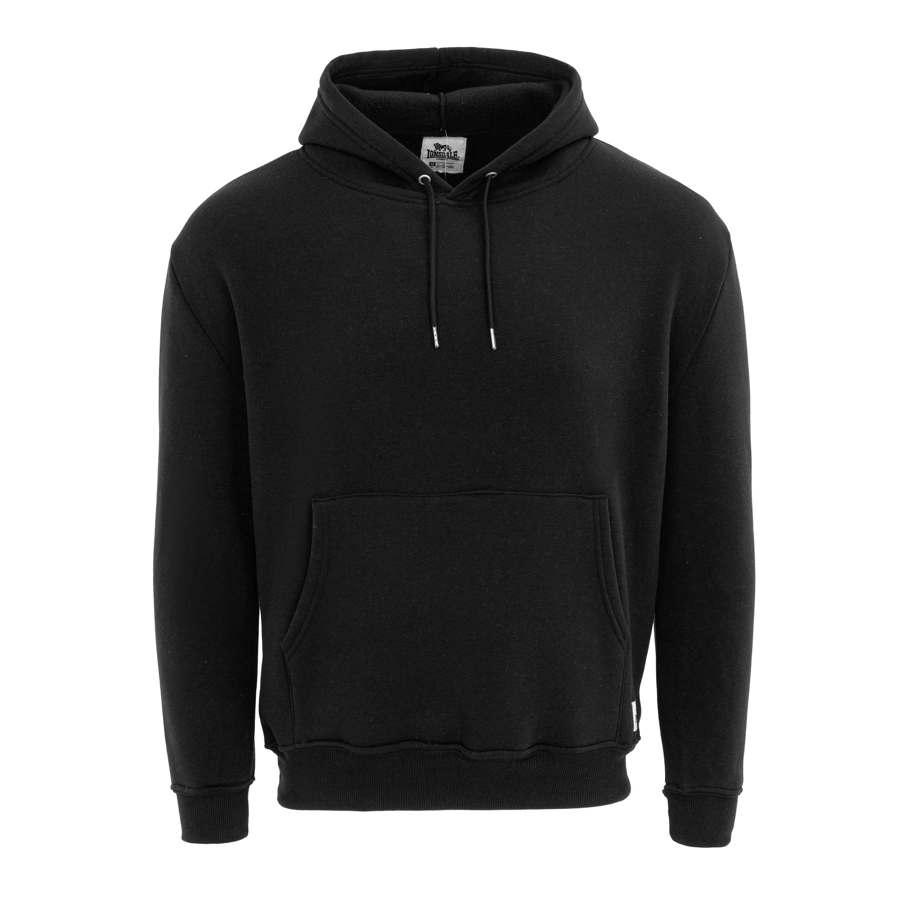 Lonsdale Hoodie Men Sweatshirts - Black