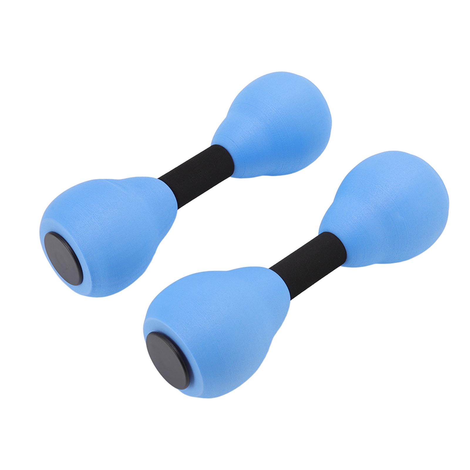 TOMTOP JMS 2pcs Water Floating Dumbbells EVA Foam Water Aerobic Exercise Foam Dumbbells for Swimming Pool