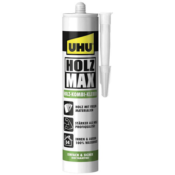 UHU 51305 Wood Max Adhesive Waterproof Stronger Than Wood 100g