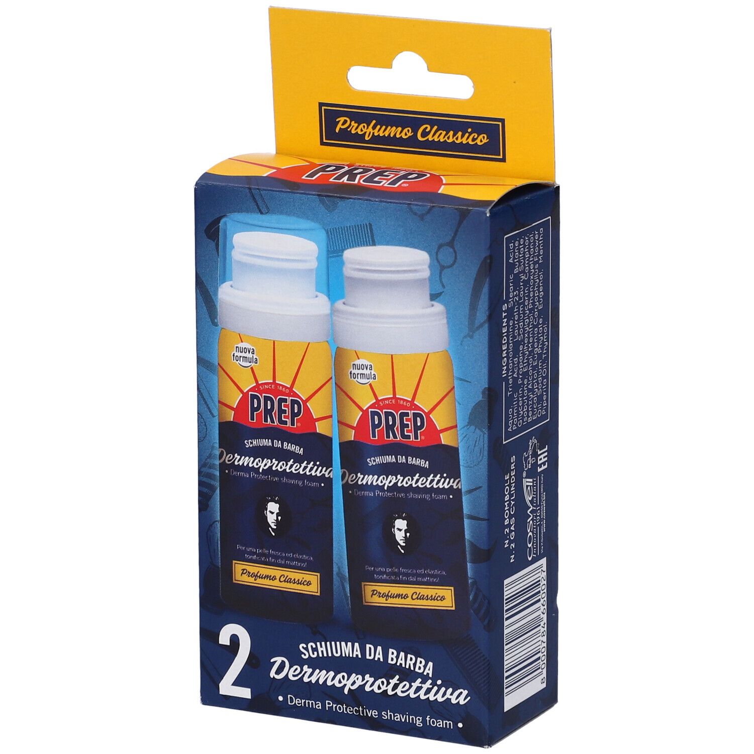 Coswell SpA Prep schiuma da barba 50ml 2pz