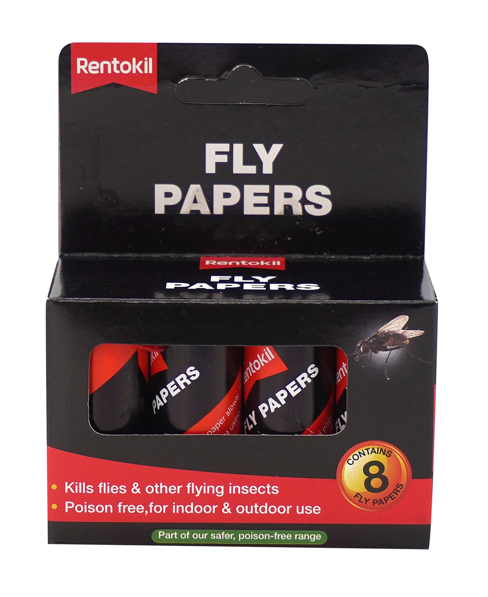 Rentokil Flypapers 8 Pack