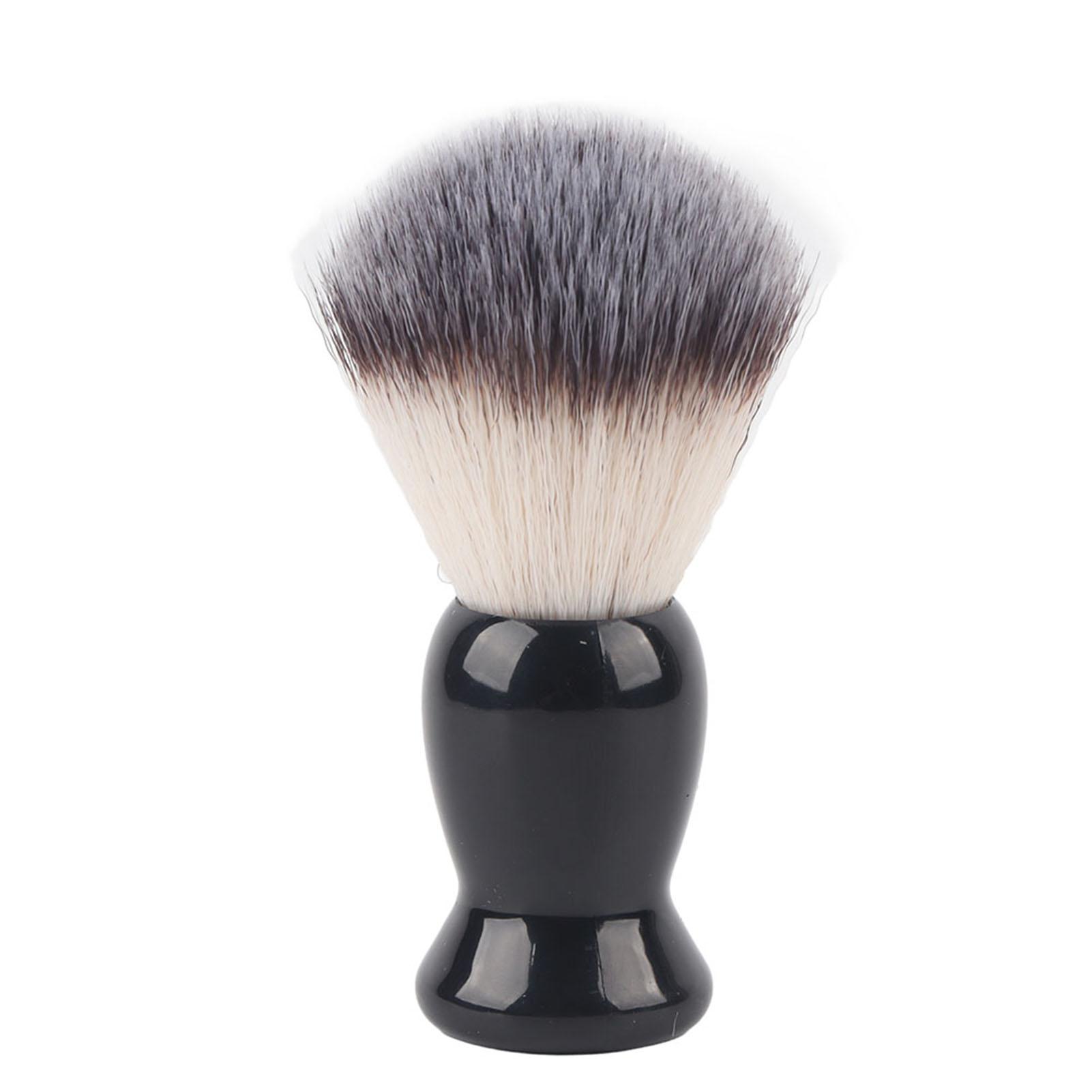 COSYHOME Shaving Brush for Men Beard Mustache Trimming Brush Nylon Hair Barber Salon Shaven Tool