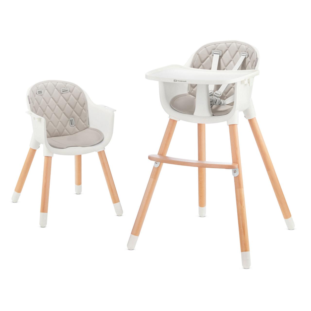 KinderKraft High Chair Sienna Grey