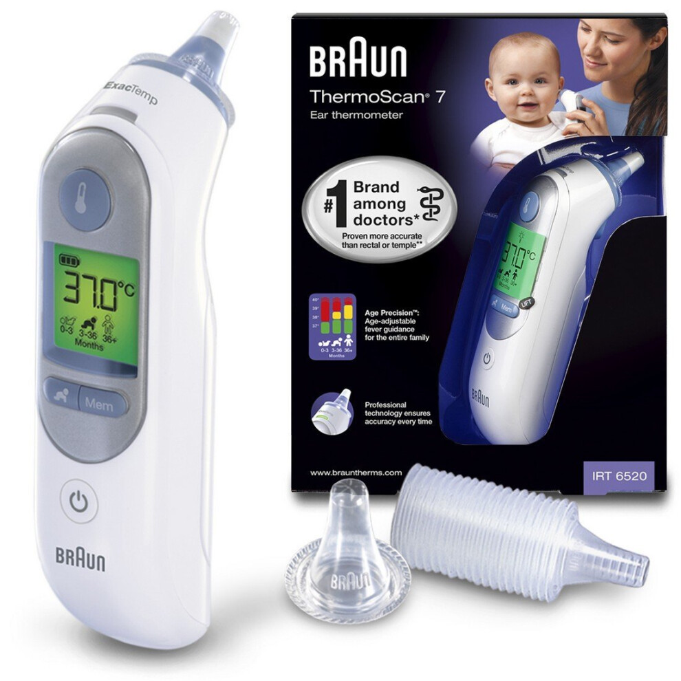 Braun Thermoscan 7 IRT6520 Thermometer, Brand New