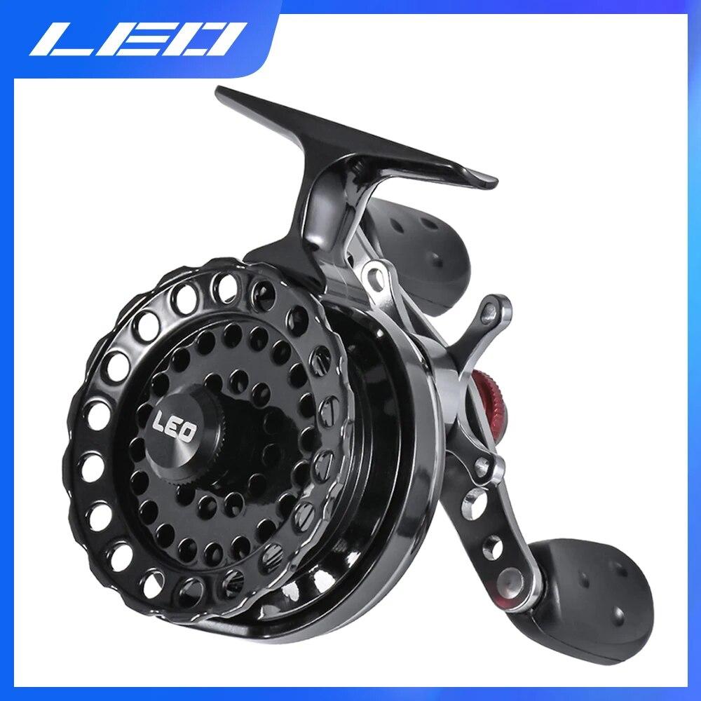 Leo fishing Professional Spinning Ice Fishing Reels Coil Goods 4 + 1bb 2.6:1 For Fishing Rods Max Power 18kg Fishing Accessories Left Hand
