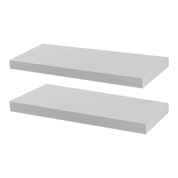 Harbour Housewares Modern Floating Wall Shelves - 60cm - Pack of 2
