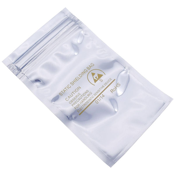 QUADRIOS 1903EC101 ESD bag 75x125 mm shielding 10 pcs Antistatic P...