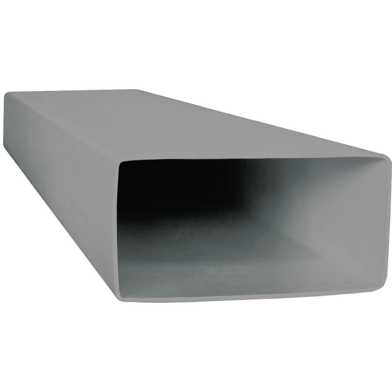 AIRVENT 204mm Flat Channel 204 x 60 x 1000mm in Grey