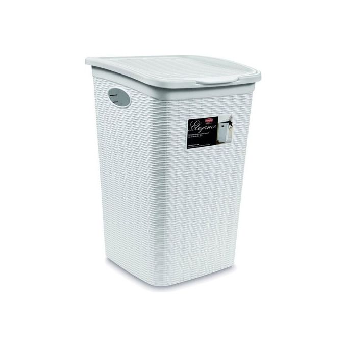 Stefanplast Laundry Basket White (50L) (36,5 x 54,5 x 38 cm)