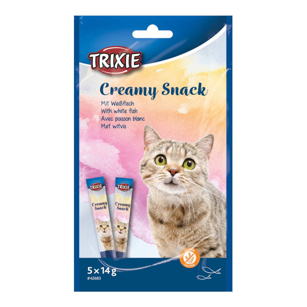 Trixie Creamy Snack White Fish for Cats - 14g
