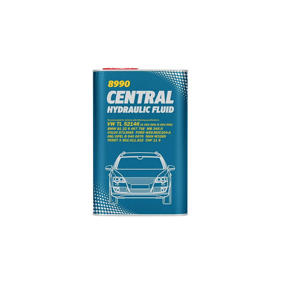 Mannol 1l Central Hydraulic Fluid Chf 11s Vw Tl 52146 Ford Wss-m2c204-a