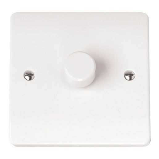 Click Scolmore Mode 1 Gang 2 Way Dimmer Switches White - CMA140