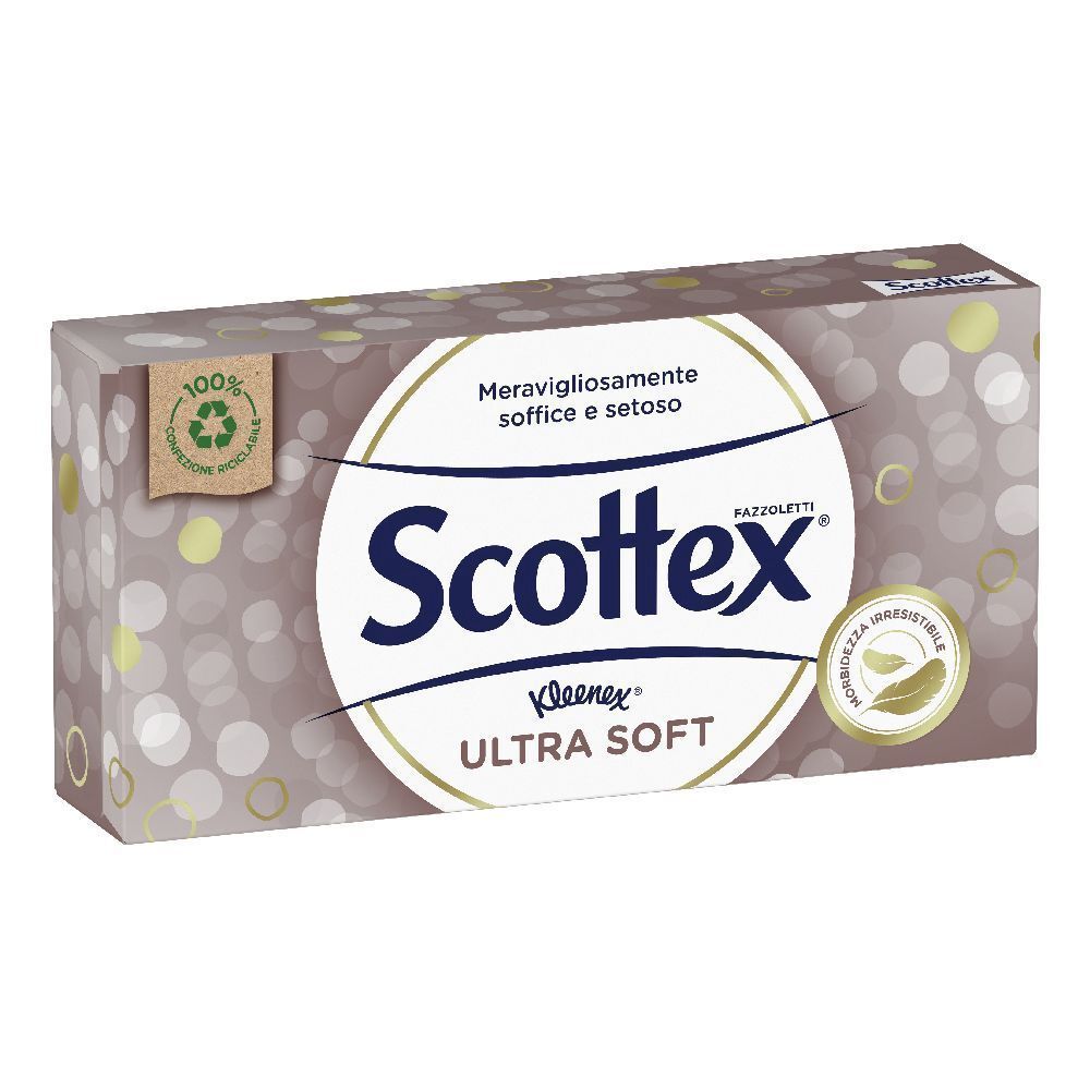 Clark Kleenex Ultra Soft Silky 80 Facial Tissues Compact Box 3 Ply