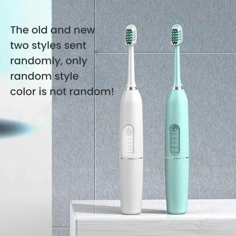 NATAWA Ultrasonic Electric Toothbrushes Sonic Waterproof USB Charger Tooth Brushes Replacement Dental Calculus Remover