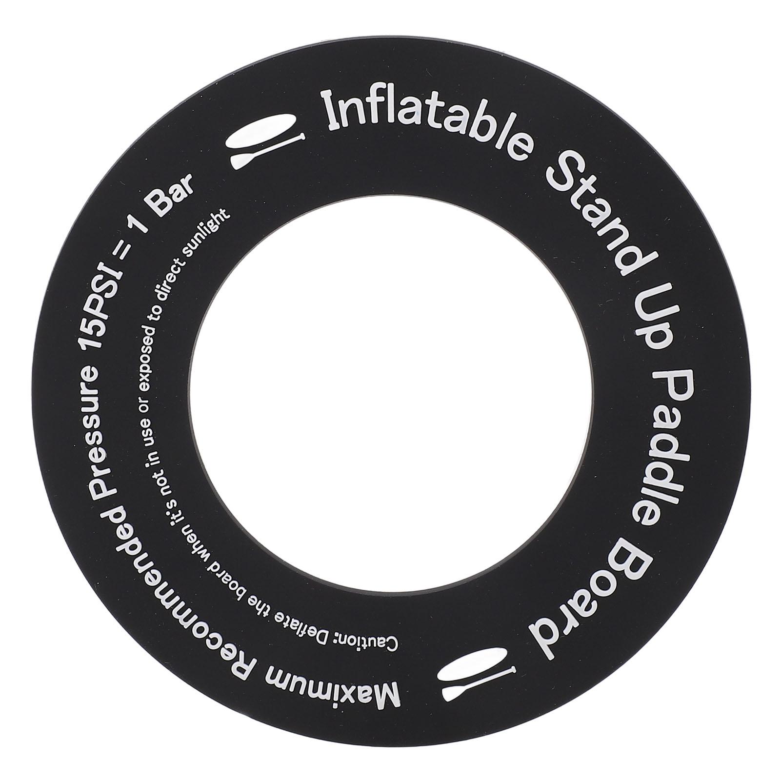 Wosawe Outdoor Sports Gas Valve Adapter Gasket PVC Anti Skid Gas Valve Adapter Washer for Inflatable Surfboard Rubber