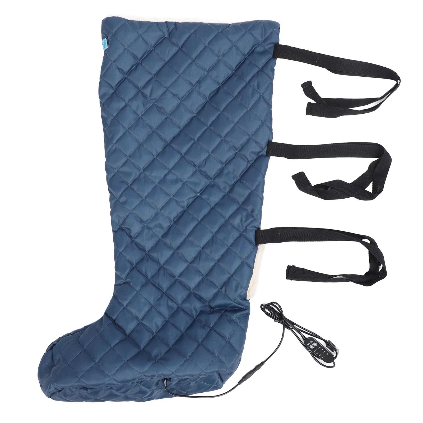 GoolRC Heated Strap Warm Plaster Stocking Thick Fleece Lining Universal Fit Adjustable Plaster Foot Cover