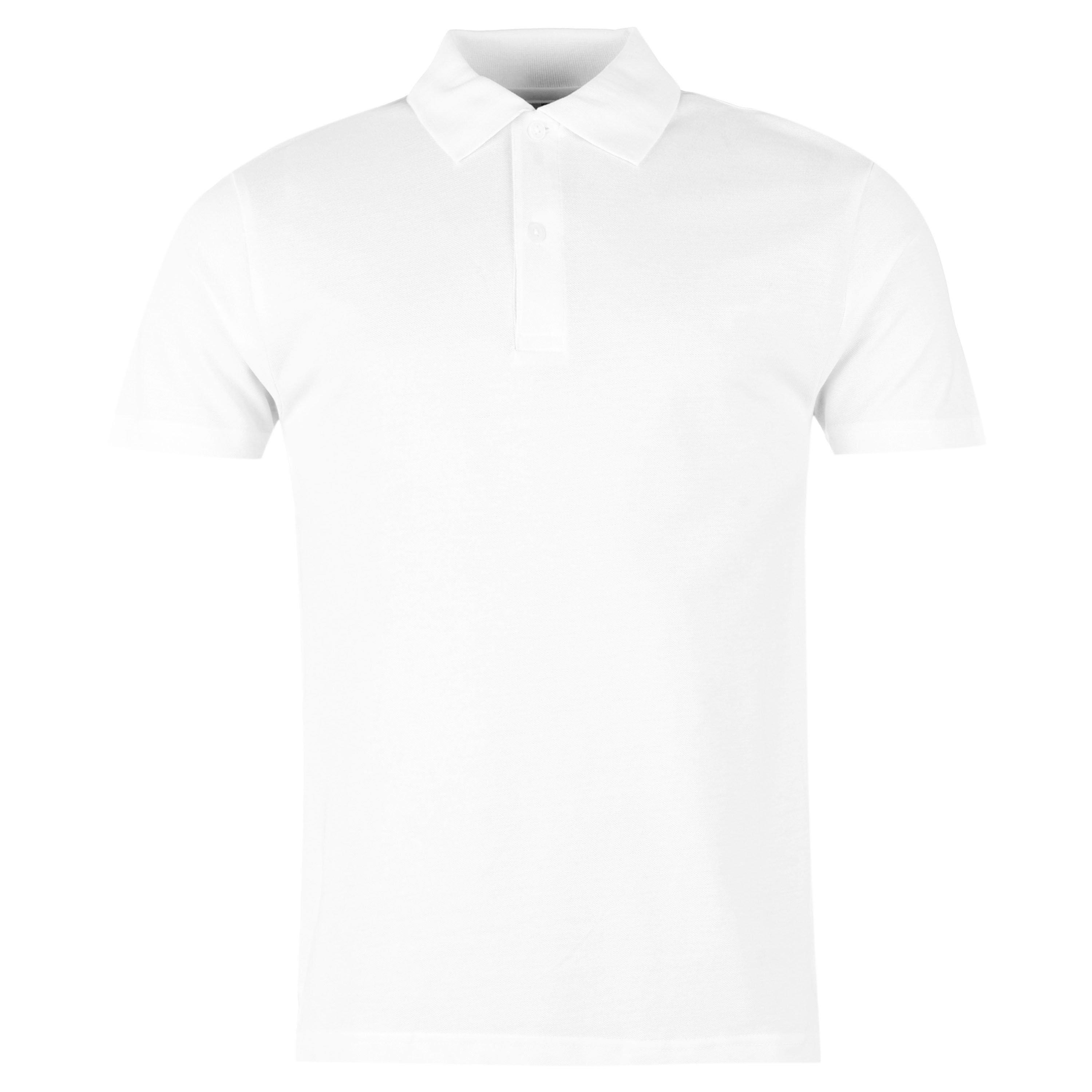 Donnay Two Pack Polo Shirts Mens - White