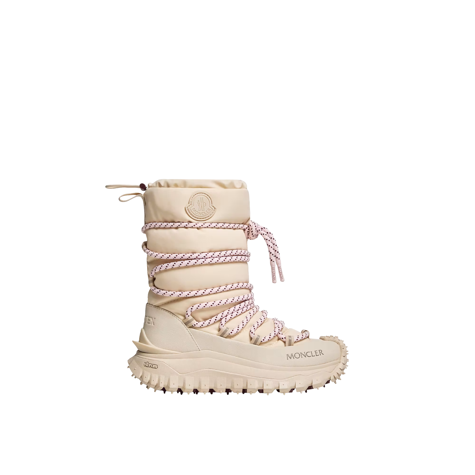 MONCLER COLLECTION Trailgrip Après High Boots, Women, White, 37