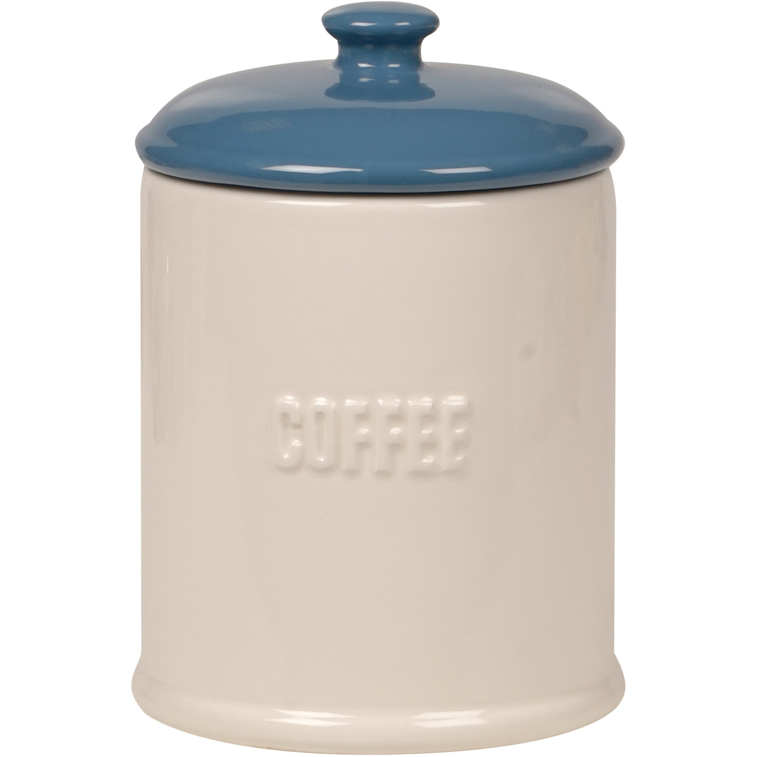 Salcombe Kitchen Canister - Blue / Coffee