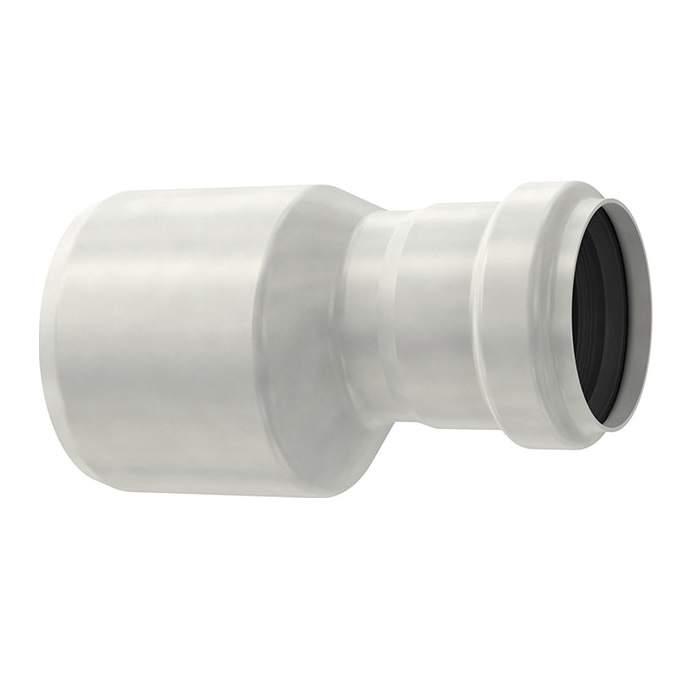 Aco Stainless Steel Pipe Increaser Coupling Eccentric - 50mm to 75mm Silver 98892