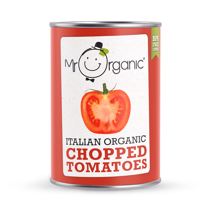Mr Organic Italian Organic Chopped Tomatoes 400g